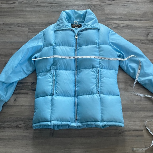 Vintage Light Blue Puffer Jacket - Picture 5 of 16